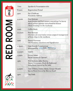 Friday 5th - Red Room